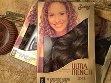  Pack of 1  Zury 100 Human Hair for Weaving ULTRA FRENCH 8 FF 1B/27