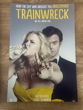 * JUDD APATOW * signed 12x18 poster * TRAINWRECK * COA *