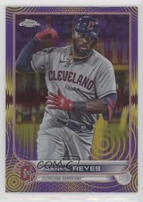 2022 Topps Chrome Sonic Purple & Yellow Pulse Refractor /299 Franmil Reyes 0ws1