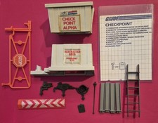 1985 Check Point Alpha Guard Tower Vintage G.I. GI Joe 3.75 ARAH  100  Complete