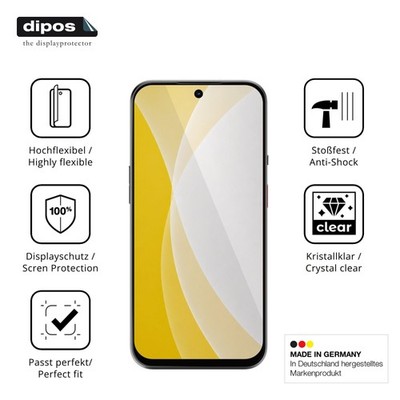 2x 3D Full Cover Schutzfolie für Cepter Nivo X3 Panzerfolie Anti-Shock Display 