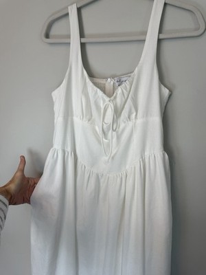 knee length dresses for ladies Balia Linen Dress – Petite Chérie