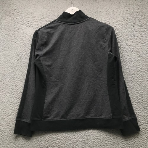 Lauren Ralph Lauren Active Giacca Felpa Donna Media M Full Zip Grigio Nero - Foto 4 di 6