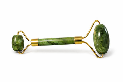 Luxury Jade Facial Roller   Natural Stone Face Massager