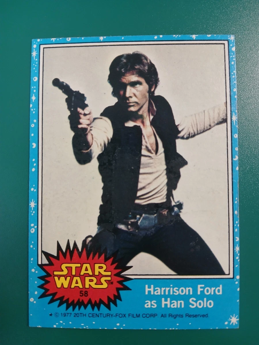 スターウォーズ　激レア　1977年　公開当時　トレカ　ルーク　ハンソロ　カード Star Wars War Collectable Trading Card Singles 1977 Year