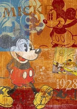 300 Piece Jigsaw Puzzle Wood Puzzle Mickey Mouse