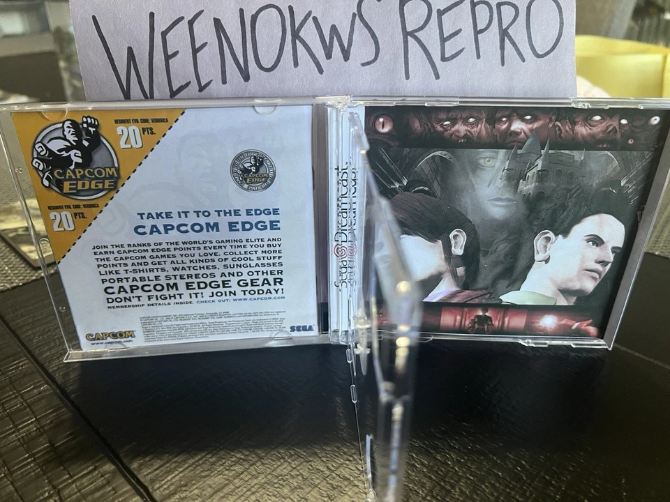 Resident Evil Code Veronica HANDMADE Display Case Dreamcast - Image 3 of 4