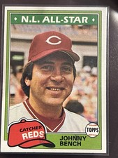 1981 Topps - Johnny Bench #600 - Shipped in Bubble Mailer