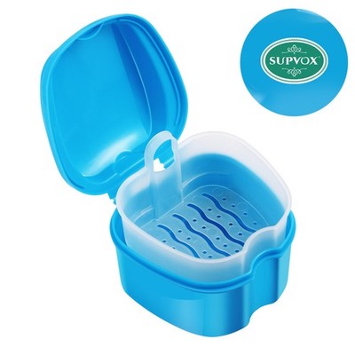 Denture Storage Case Oral Retainer Box Containers for Soaking Holder