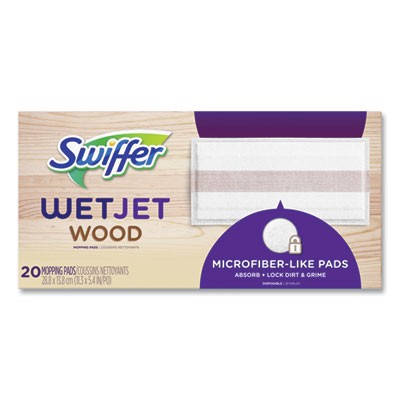 Procter & Gamble 76563 Wetjet Wood Mopping Pad 20/pack White