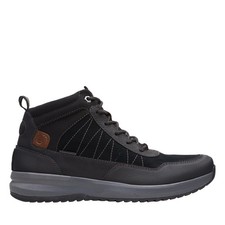 Clarks Wellman Top AP 26168235 Mens Black Leather Casual Dress Boots 10