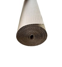Single Face Corrugated B Flute Cardboard Roll 12 Feet x 36 Inch Packing Wrap