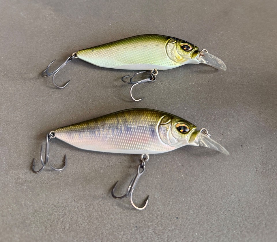 [JDM Lot] Megabass Flap Slap 2 Set Flat Sided Crankbait Ryugi Hook Old ...