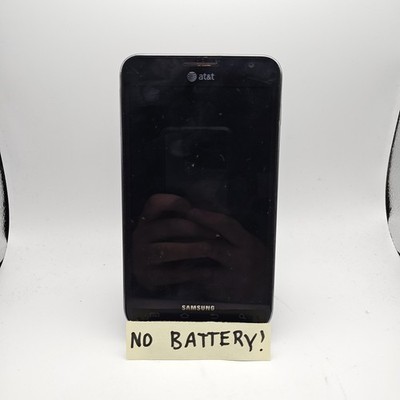 Samsung Galaxy Note SGH-I717 (AT&T) - 16GB Black - BAD PWR BUTTON #3563