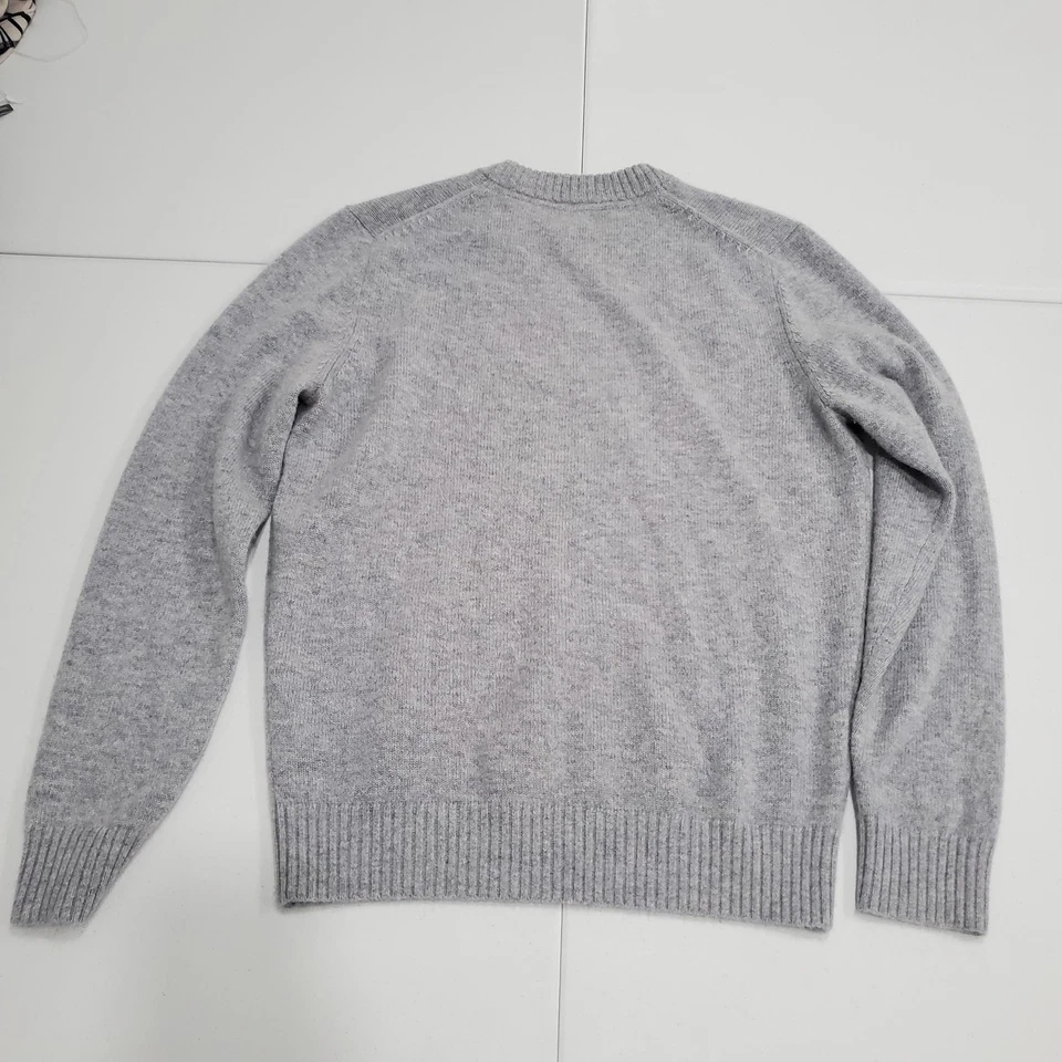 Esprit Sweater Men Large Gray 100% Cashmere Crewneck Soft Knit Pullover - Image 2 of 4