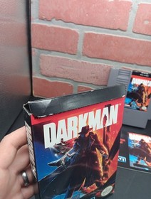 Darkman Nintendo NES Complete in Box w Manual Tested Clean VG Condition 👀 Nice!