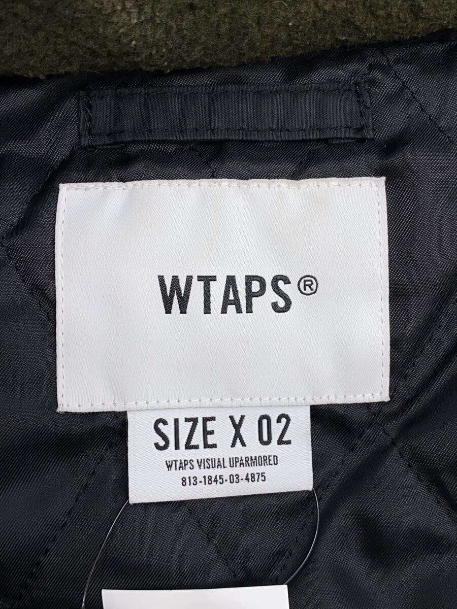 WTAPS Fleece Jacket 2 Polyester GRN Solid 212tqdt… - image 3