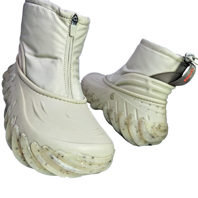 Crocs Echo US 11 Men's Boots   Moth Beige Comfort Streetwear Clogs Z Shield  New