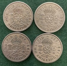 1951 Two Shilling Coins. Job Lot. #239