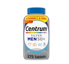 Centrum Silver Multivitamin Multimineral 275 Tabs Complete Vitamin Men Over 50+