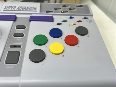 SNES Super Advantage Controller Arcade Joystick Nintendo Asciiware