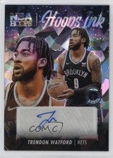 2023-24 Panini NBA Hoops Premium Stock Ink Ice Prizm Trendon Watford Auto 1p76