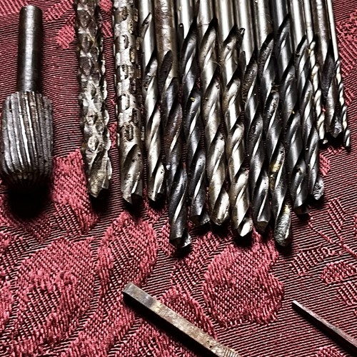Maschinisten Werkzeuge - Gewindebohrer Bohrfutter Schlüssel Feilen Bohrer Reibahlen riesiges 42-teiliges Set - Bild 18 von 24