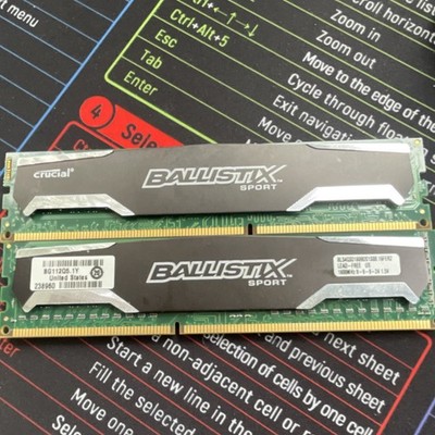 Crucial Ballistix Sport DDR3 SDRAM 1600MHz 8GB (2x4GB) DIMM Desktop RAM