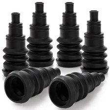 6 Pack Universal Firewall Boots, Rubber Firewall Grommet Kit for Wire Bundles...