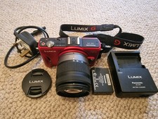 Panasonic Lumix GF2 Mirrorless Digital Camera - Red - with 14-42mm Lens