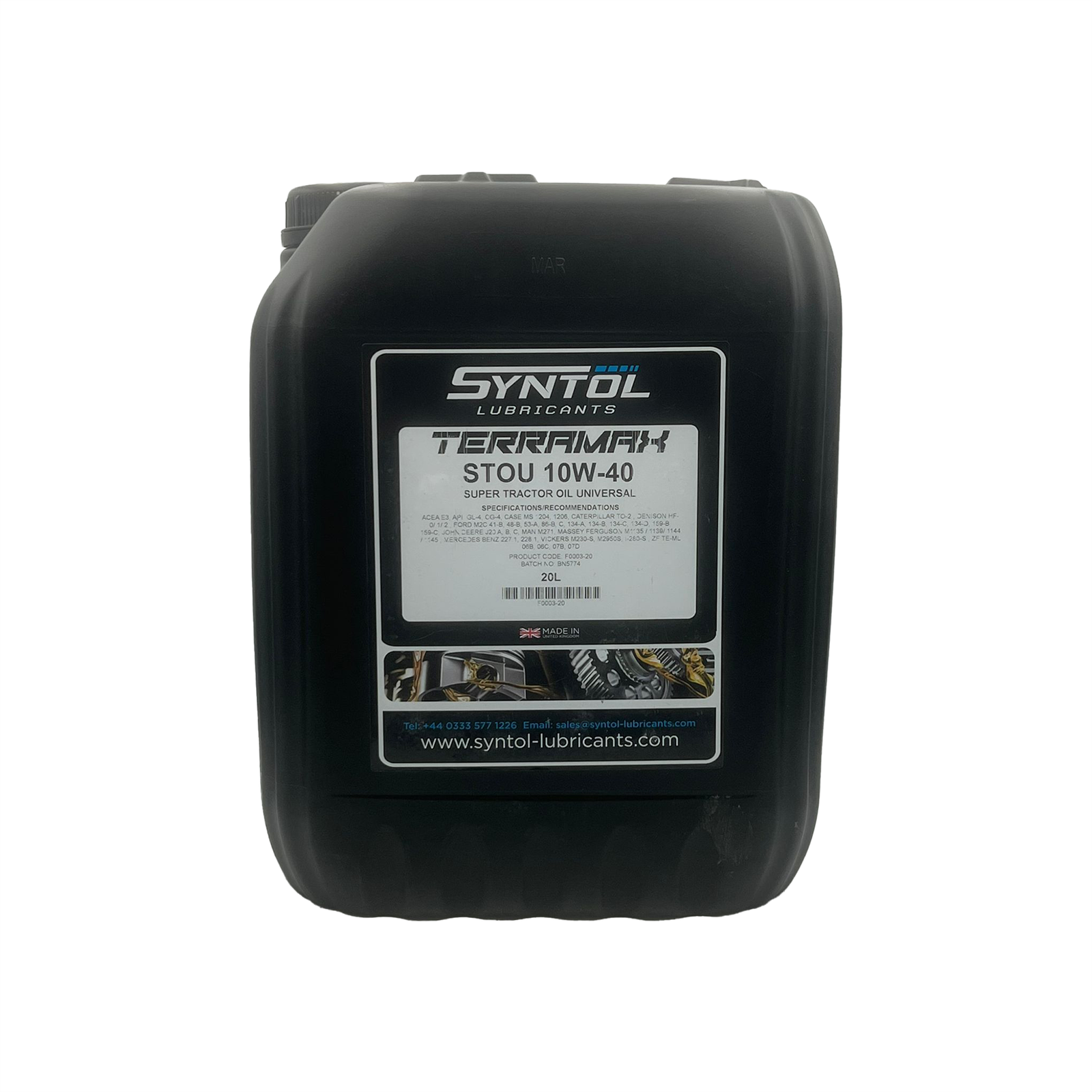 10W-40 Mineral Universal Tractor Engine Oil Acea E3 API GL-4 CG-4 20L