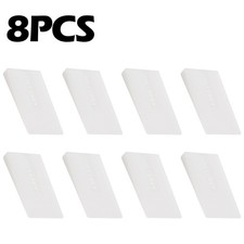 Multi-Purpose 8pcs Toilet Shims Leveling Shims Soft Plastic Transparent
