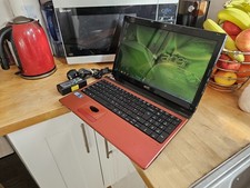 Red Acer Aspire 5750 Core i5 240GB SSD 8GB Ram Win 7 15.6" HDMI Webcam Laptop
