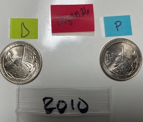 2010-P America the Beautiful Quarters Grand Canyon — photo from the most recent tracked eBay sale