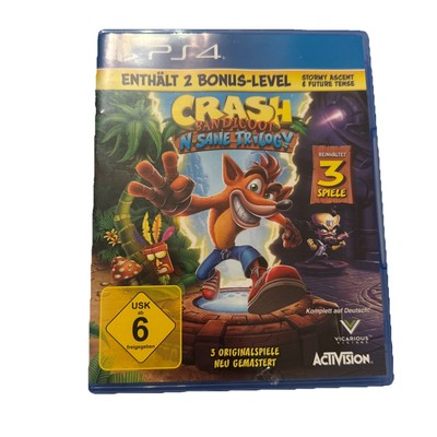 Crash Bandicoot N-Sane Trilogy (PlayStation 4, 2018)