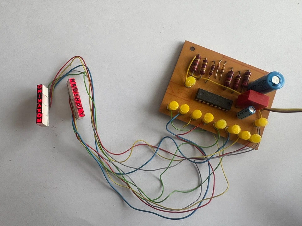 Leuchtreklame "ROXYKINO" u. "HAUSHALT", (Busch 5975?), ansehen, Schnäppchen !!!