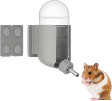 Hamster Water Bottle with Magnetic Stents, Water Bottle Holder for Glass Tanks