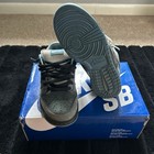 Nike SB Low-Top Skate Shoes Gray/Blue Plaid Lining Mismatched Laces Box — photo 6