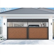 Car Garage Door Insulation Kit Fits 16x7 FT - Fit 16*7FT garage door, Black