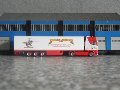 Herpa 1:87 - 751130 - Scania CS 20 HD 5-achs Kühlkoffersattelzug - ''F. de Ridder