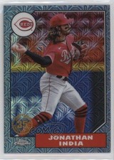 2022 Update 1987 Topps Chrome Silver Pack Series Mojo Blue Jonathan India 0o3x