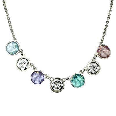 Kirks Folly Legacy Goddess Seaview Moon 12mm Necklace (SST/Mult) #96