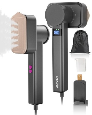 PKBD Reisedampfer für Kleidung, 110-240V Dual Voltage Handheld Dampfgrau 