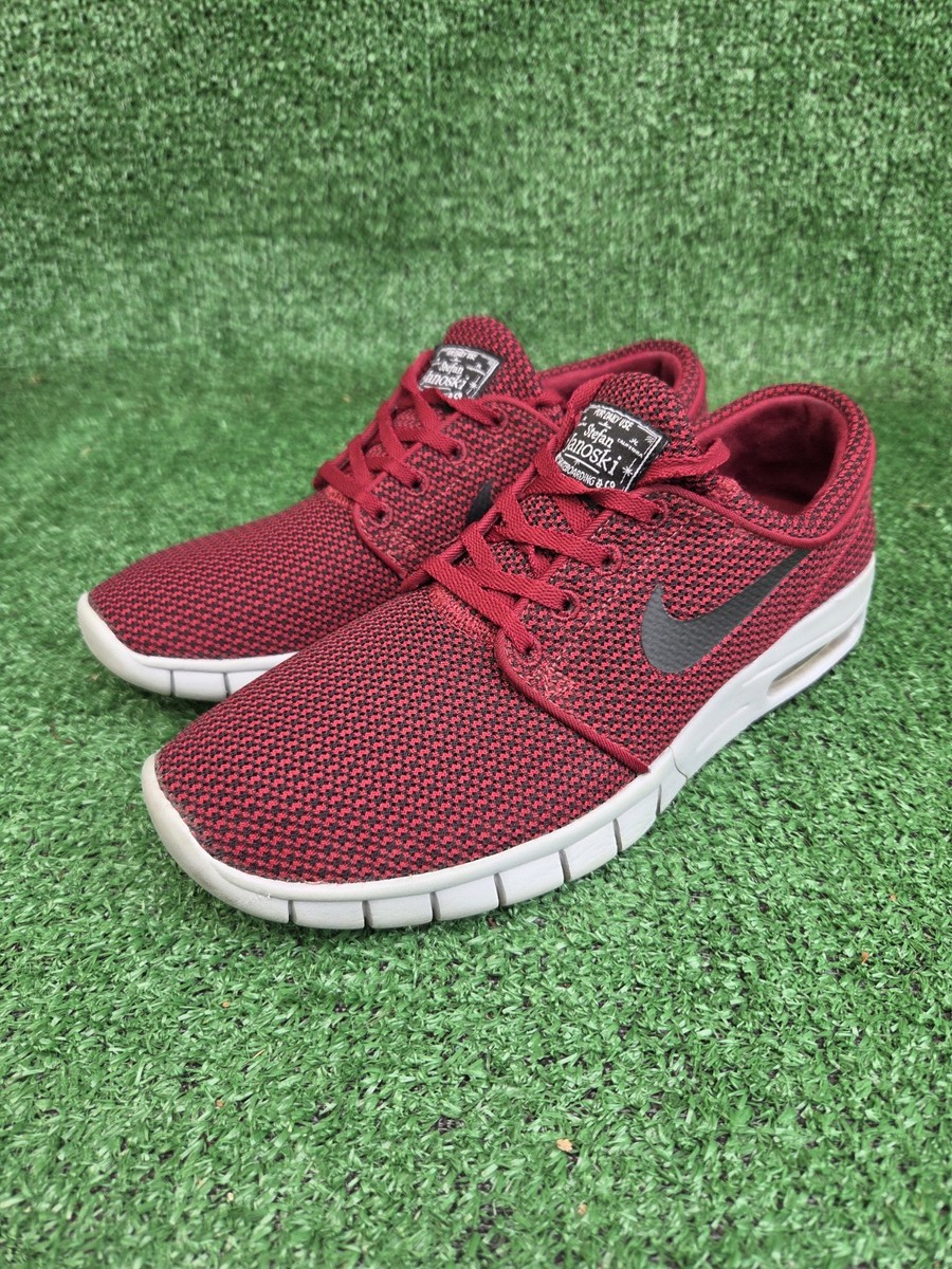 Nike Stefan Janoski Air Max Men's Size Team Red Skateboarding
