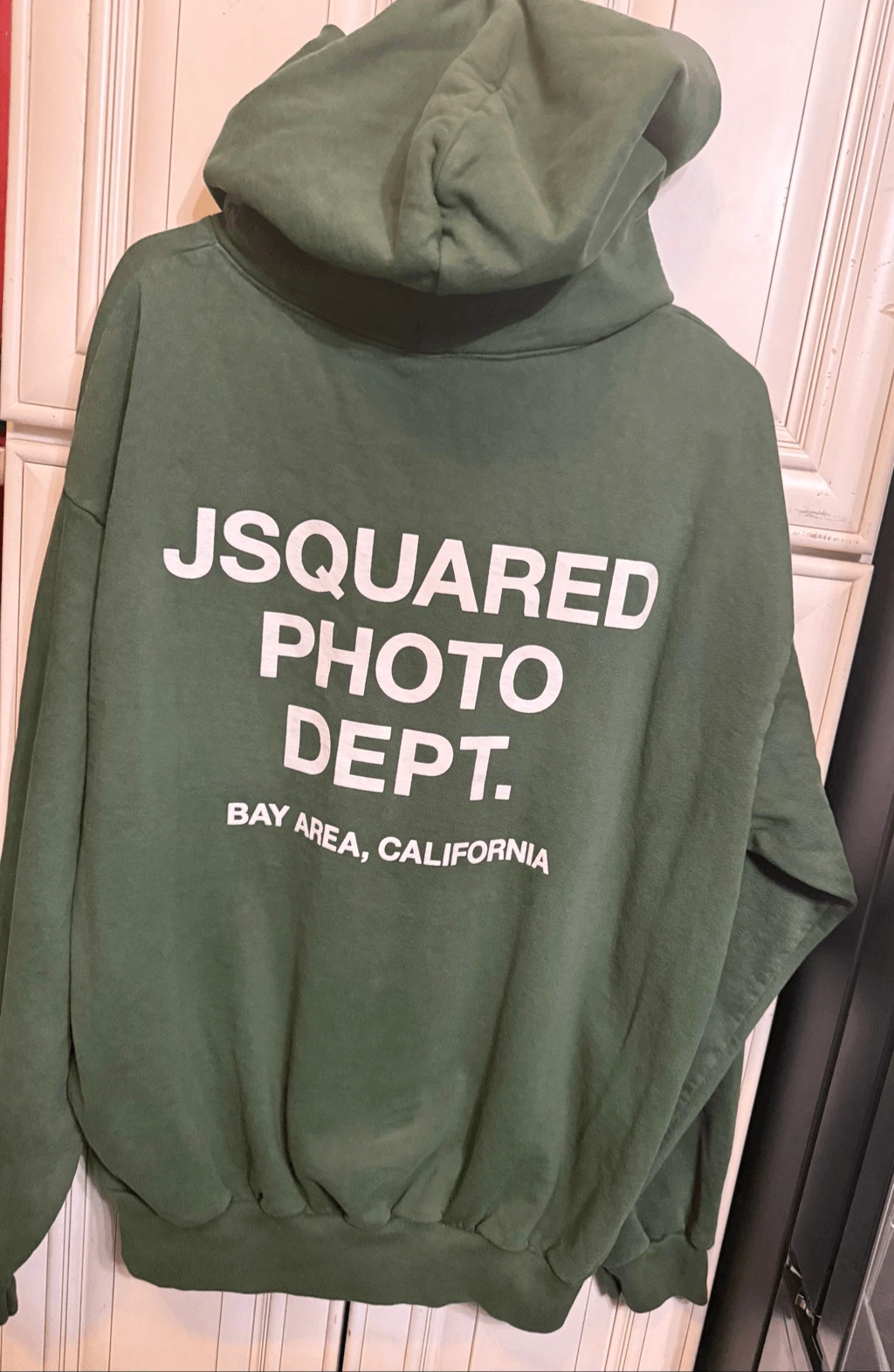 Jsquared Adult Fleece Long Sleeve Pullover J2 Photo Dept Hoodie Olive Green XL