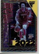 2022-23 Panini Flux Jaylin Williams Freshman Year #22 Oklahoma City Thunder