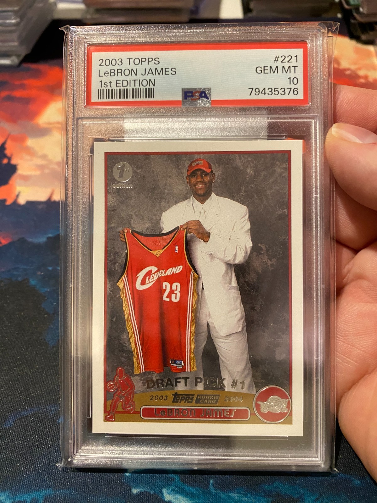 2003 Topps First Edition Lebron James PSA 10