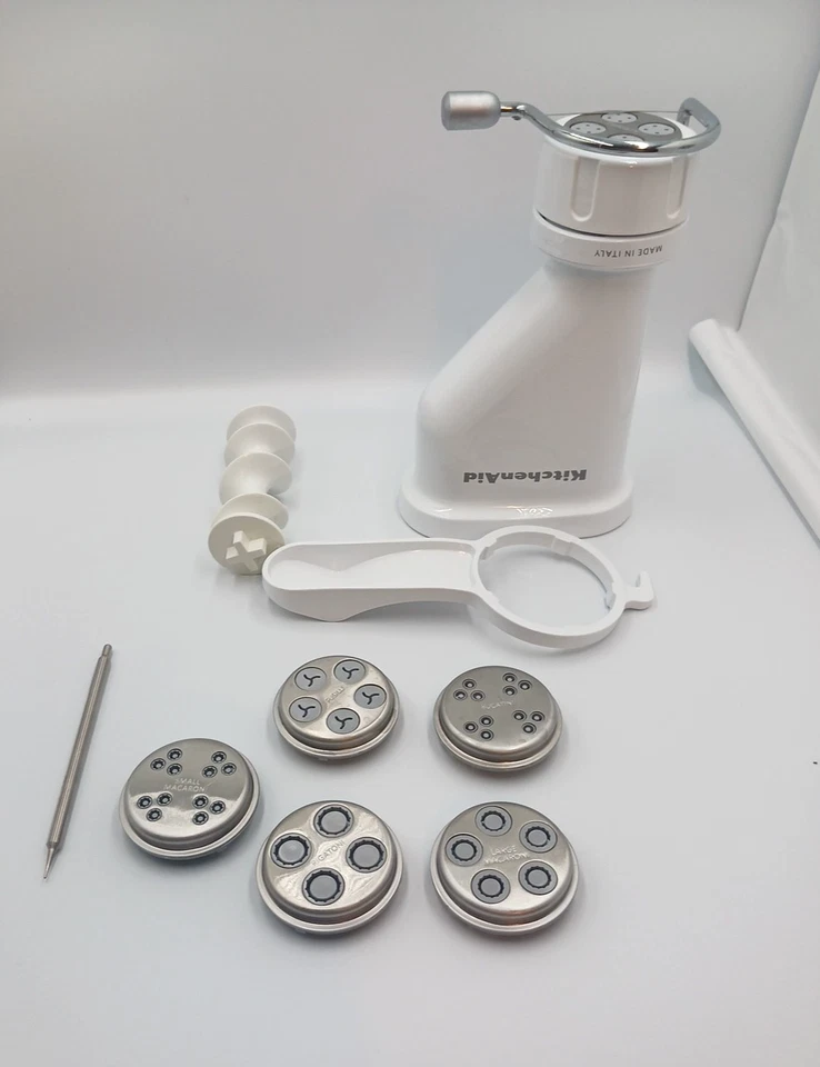 KitchenAid KSMPEXTA Gourmet Pasta Press with 6 Interchangeable Plates White - Image 3 of 4