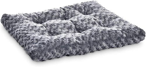 Cat and Dog Bed and Crate Pad, Machine Washable, Indoor, 46 X 29 X 4 Inches, Gra