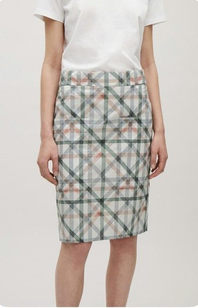 Women COS Skirt Multicolor Cotton 34 / XS / 42